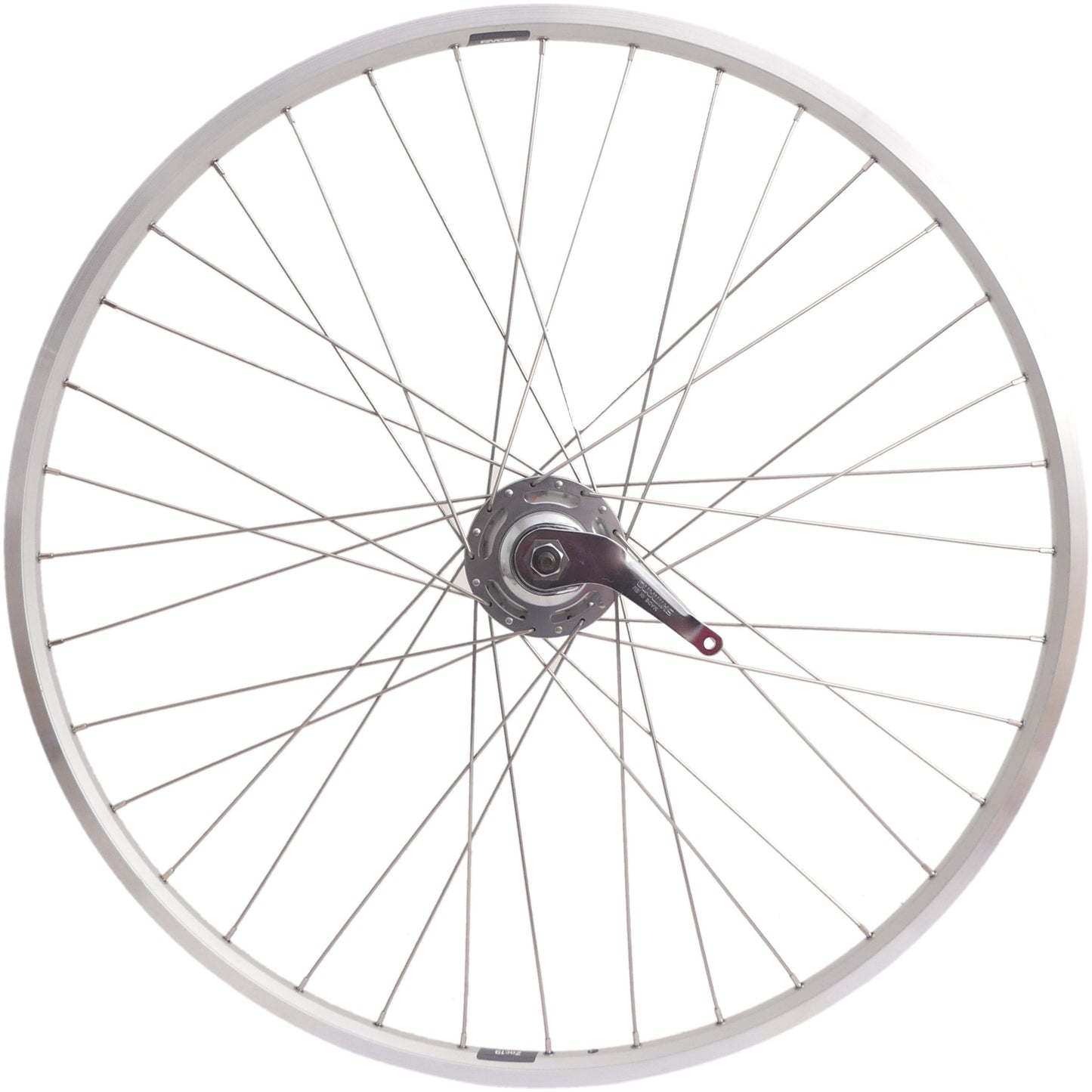 Achterwiel 28" / 622 x 19C Ryde ZAC19 velg met Shimano Nexus 7 remnaaf - zilver