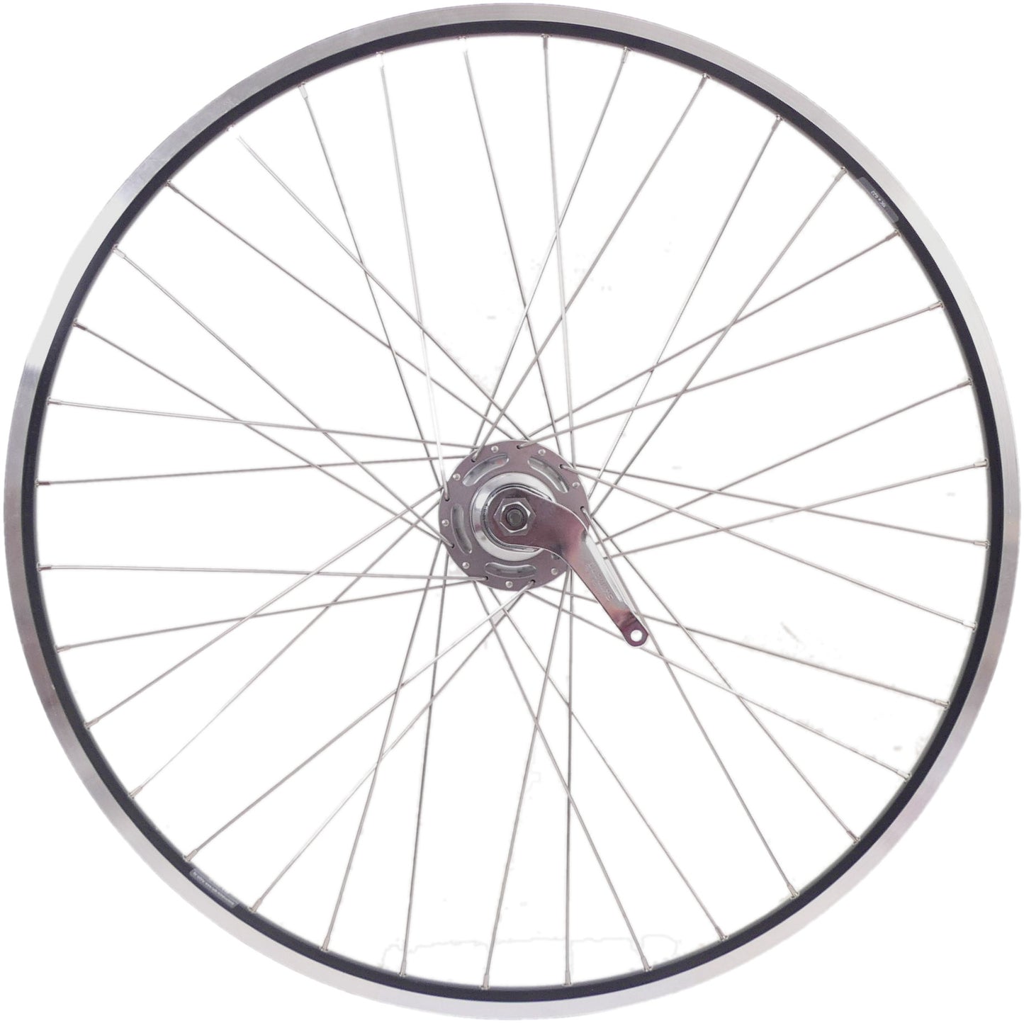 Achterwiel 28" / 622 x 19C Ryde ZAC19 velg met Shimano Nexus 7 remnaaf - zwart / zilver