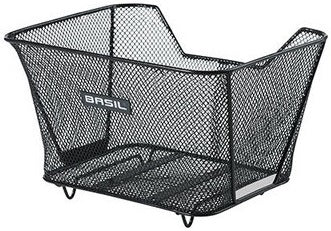 Fietsmand Basil Lesto met WSL-systeem 32 x 41 x 25 cm - zwart