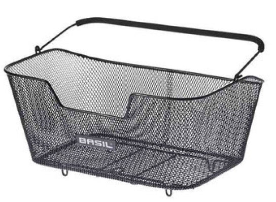 Fietsmand Basil Base L 48 x 30 x 23 cm - zwart
