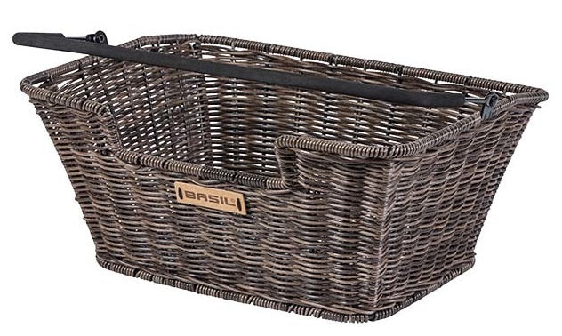 Fietsmand Basil Capri Rattan Look 42 x 32 x 20 cm - nature brown