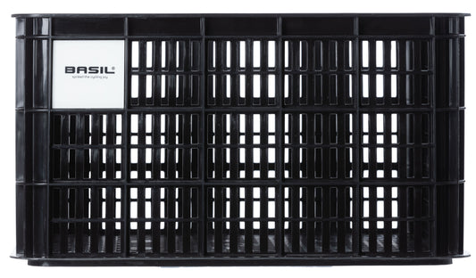Gerecyclede fietskrat Basil Crate L 40.0 liter 39 x 49 x 26 cm - black