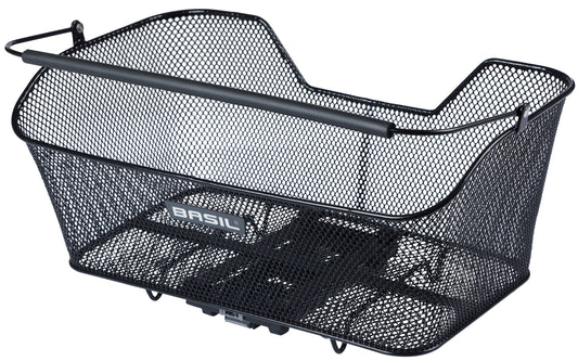 Fietsmand Basil Base XL achtermand MIK 44 x 23 x 17 cm - zwart