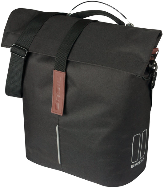 Fietsshopper Basil City MIK Studs14 liter 11 x 29 x 36cm - zwart