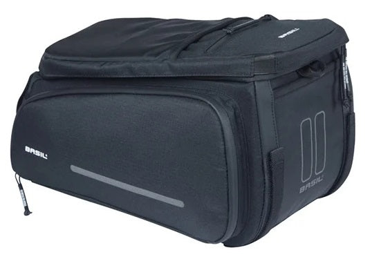 Bagagedragertas Basil Move 10 - 26 liter 24 x 33 x18 cm - zwart