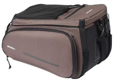 Bagagedragertas Basil Move 10 - 26 liter 24 x 33 x18 cm - bruin