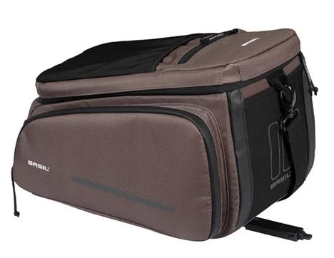 Bagagedragertas Basil Move MIK 26 liter 24 x 33 x 18 cm - bruin