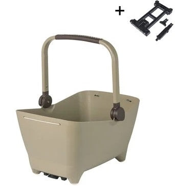 Hondenfietsmand Basil Buddy MIK - biscotti bruin