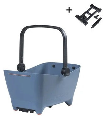 Hondenfietsmand Basil Buddy MIK - faded denim