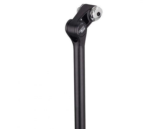 Zadelpen verstelbaar Ergotec Futura ø27.2 mm / 340-400 mm - zwart