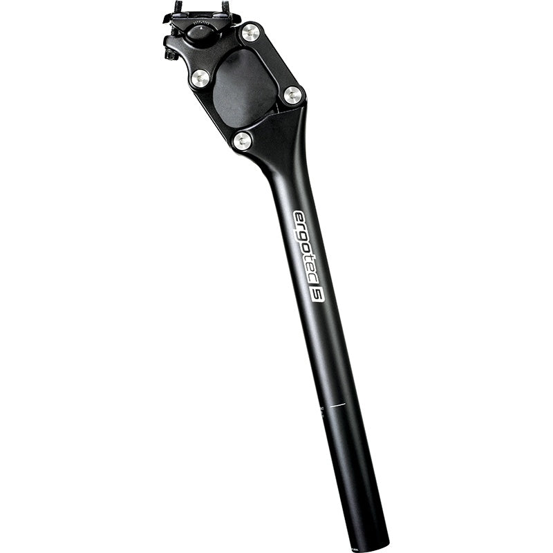 Zadelpen parallellogram geveerd Ergotec PM-705N ø31,6 mm x 350 mm - zwart