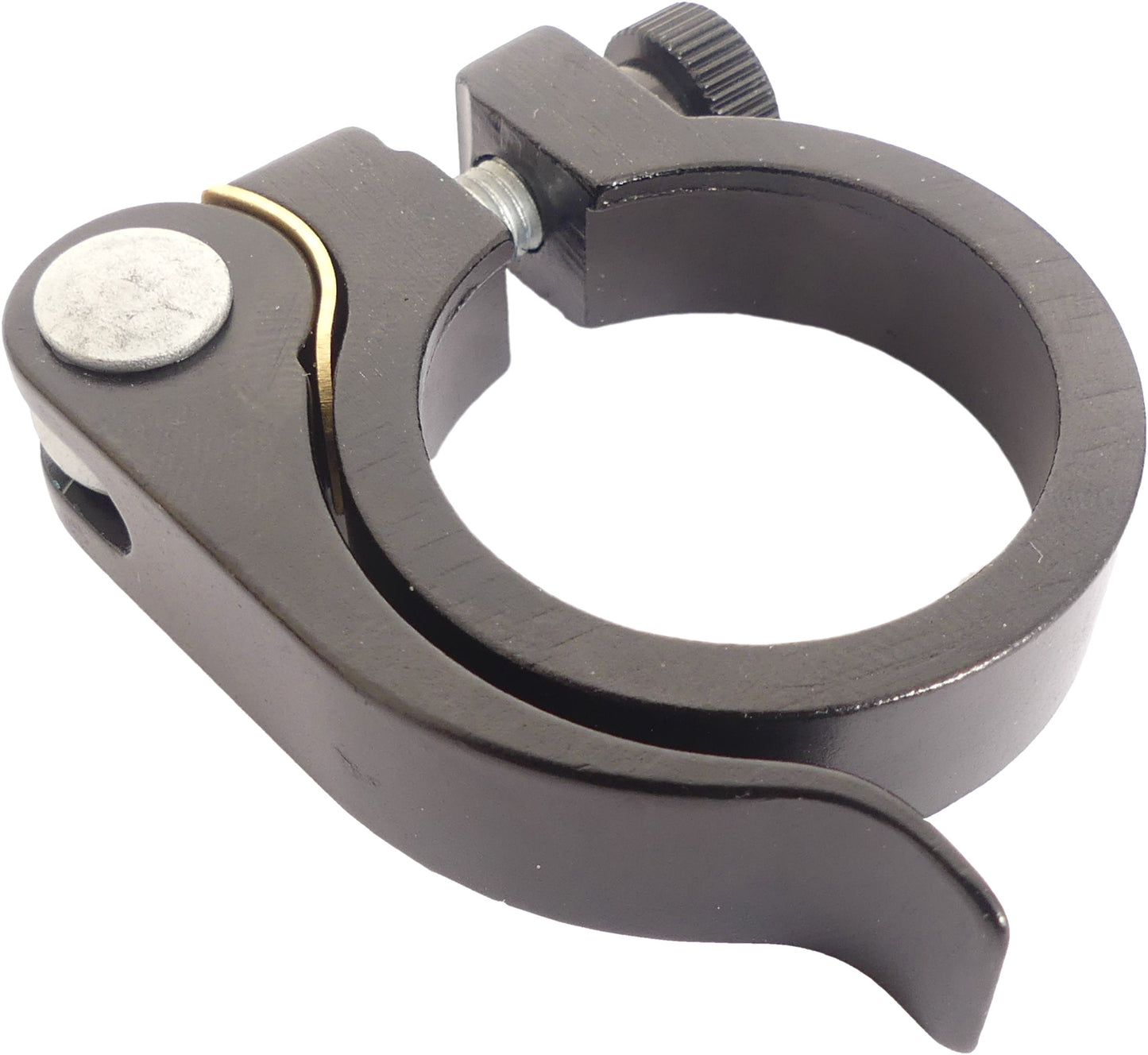Zadelpenklem Ergotec SCQ-030 ø31,8 mm aluminium met snelspanner - zwart