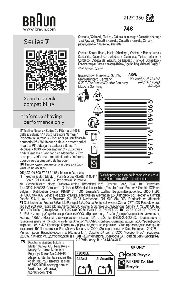 Braun Combipack 74S