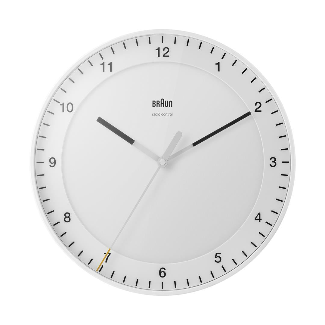 Braun BC 17 W-DCF radio wall clock white