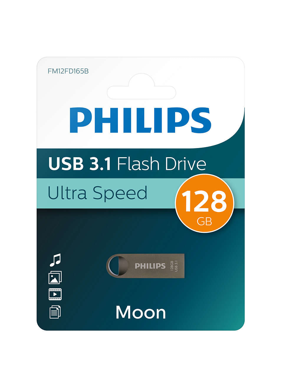 Philips USB 3.1            128GB Moon Space Grey