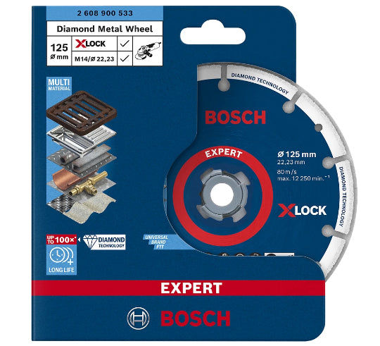 Bosch X-LOCK Dia Cutting Disc 125x22.23mm
