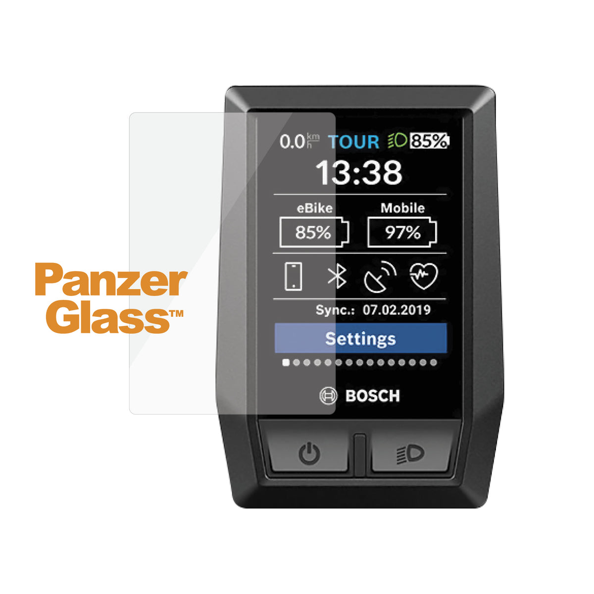 PanzerGlass Bosch Kiox BUI330 screenprotector ontspiegeld