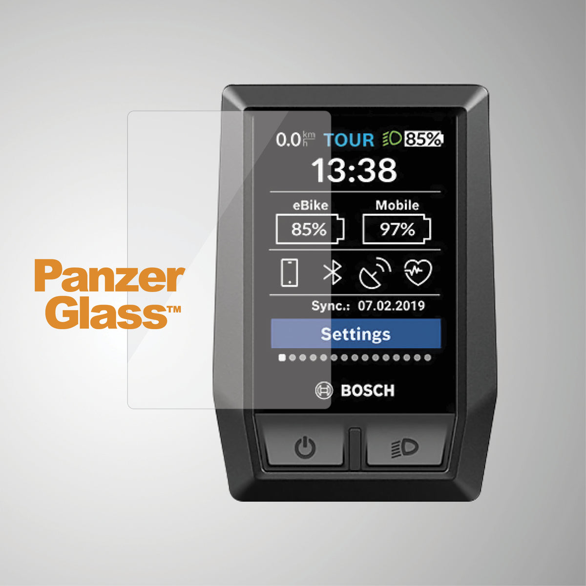 PanzerGlass Bosch Kiox BUI330 screenprotector ontspiegeld