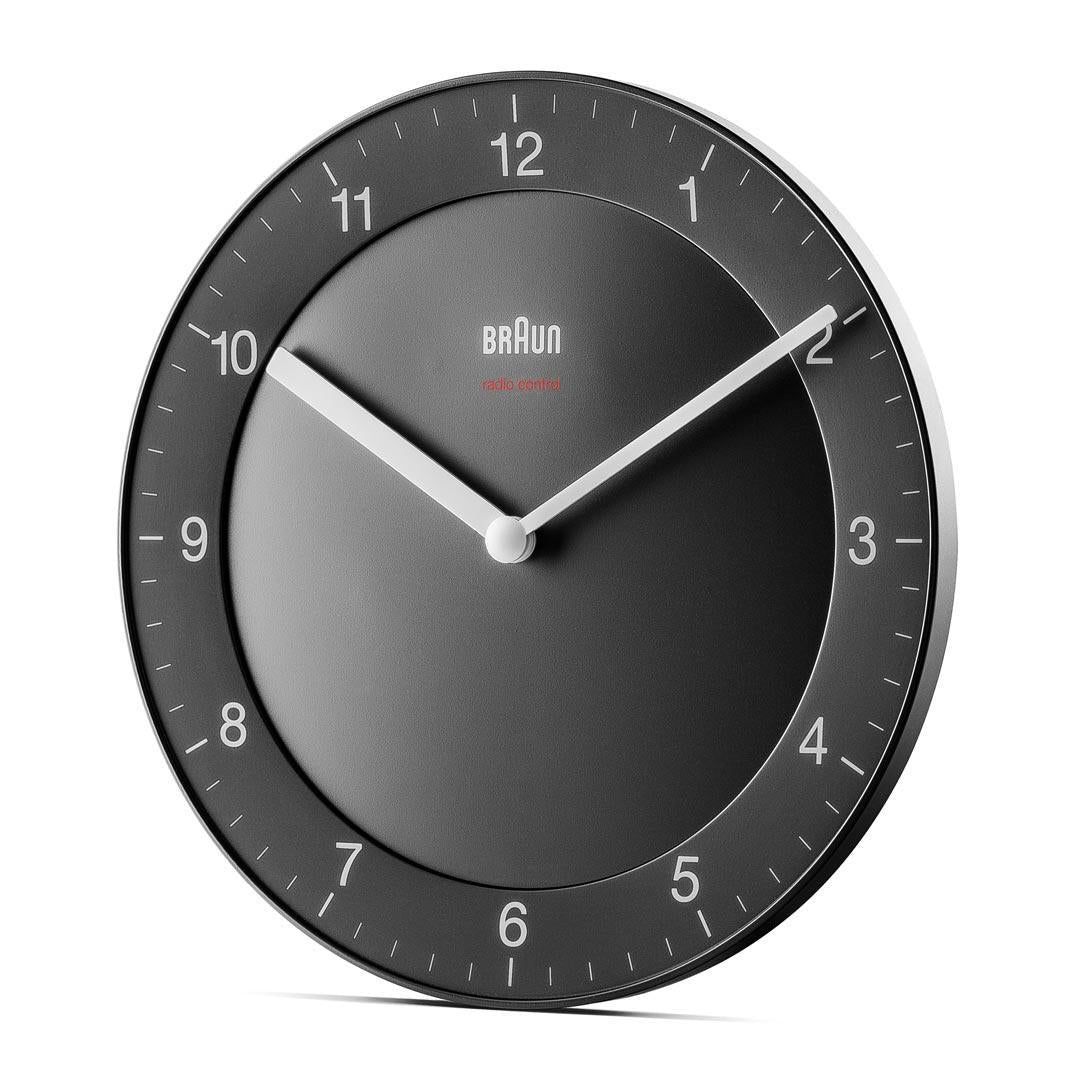 Braun BC 06 B-DCF radio wall clock black