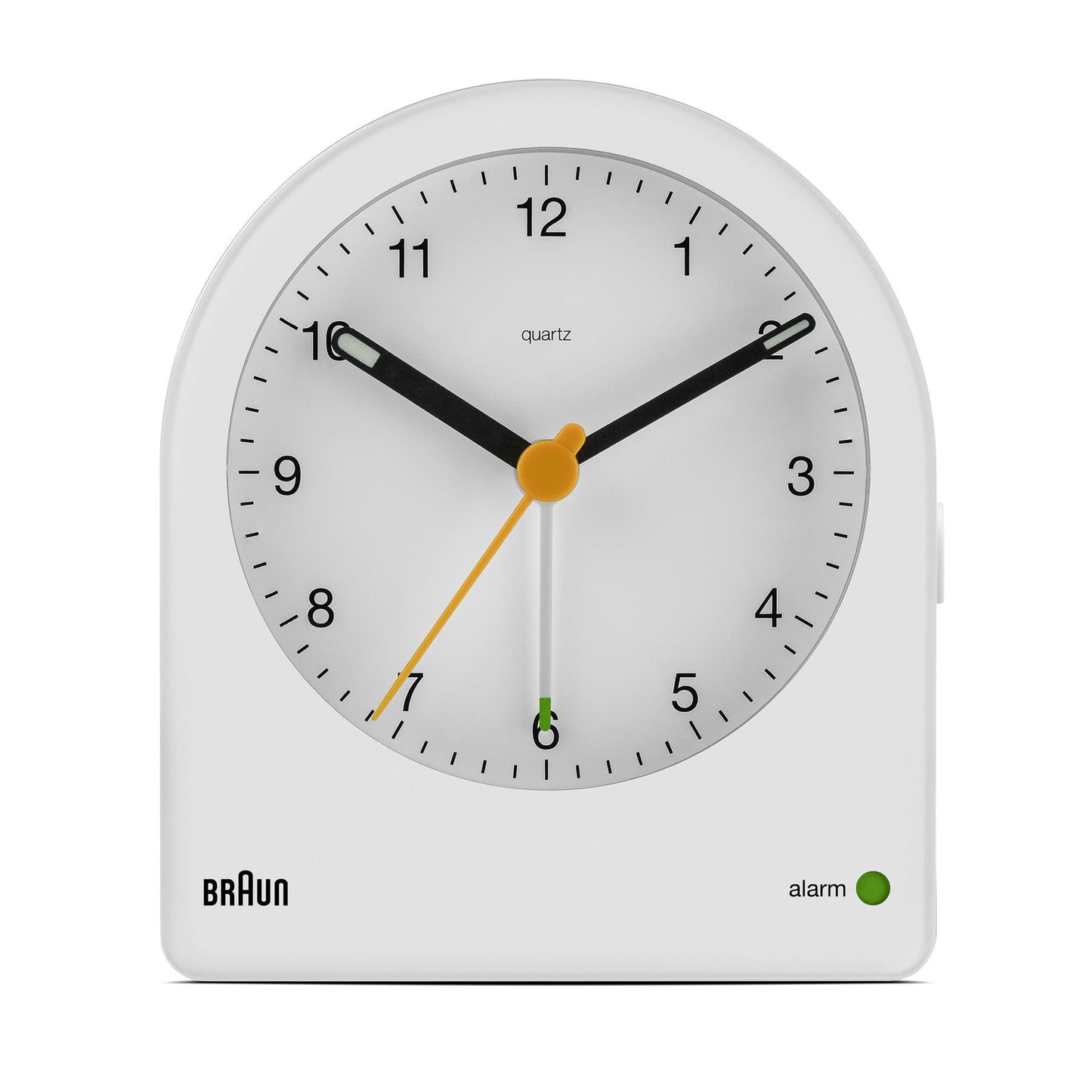 BRAUN BC22 W quartz alarm clock white