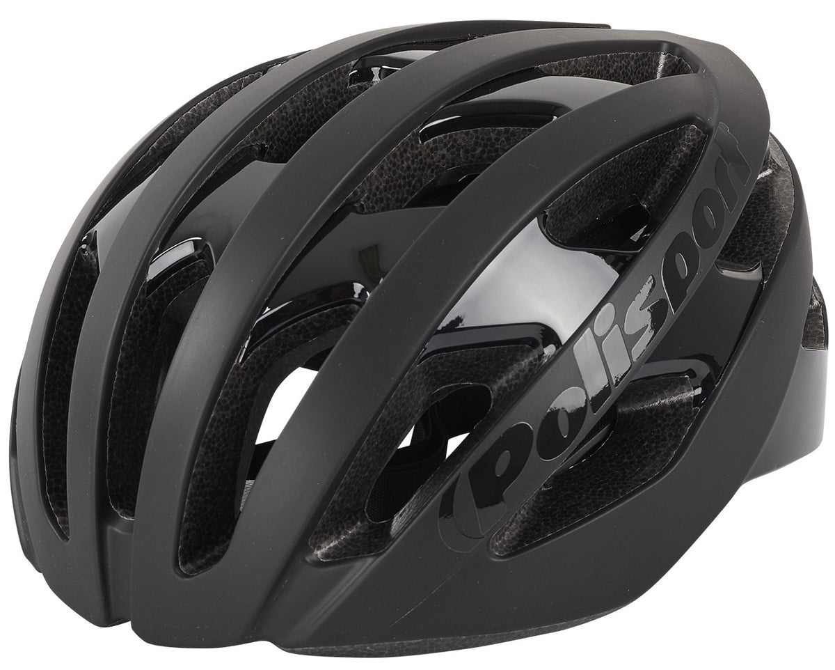 Fietshelm Polisport Light Pro L 58-61 cm - mat zwart / zwart