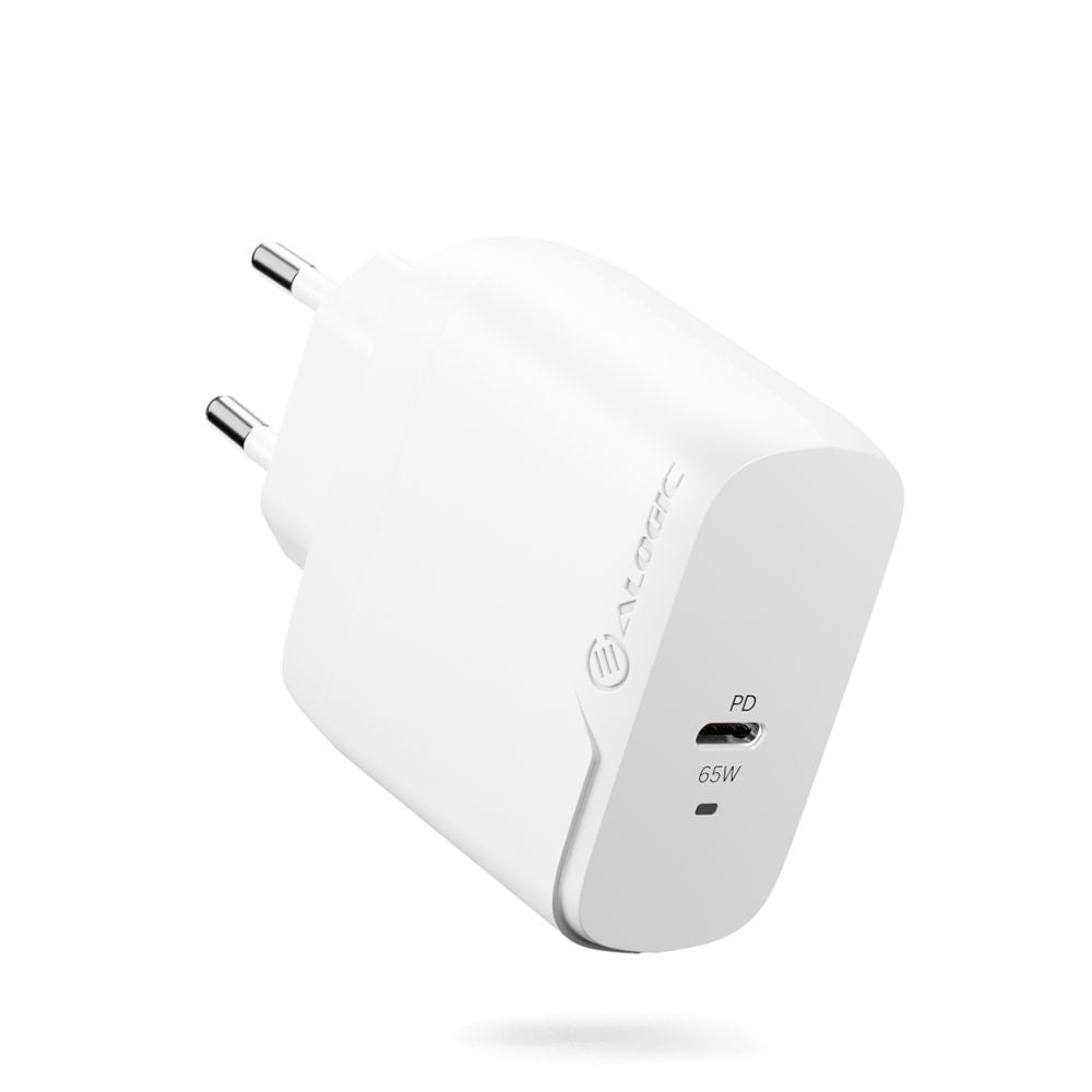 Alogic Rapid Power 65W USB-C PD Fast GaN Charger +USB-C Cable 2m