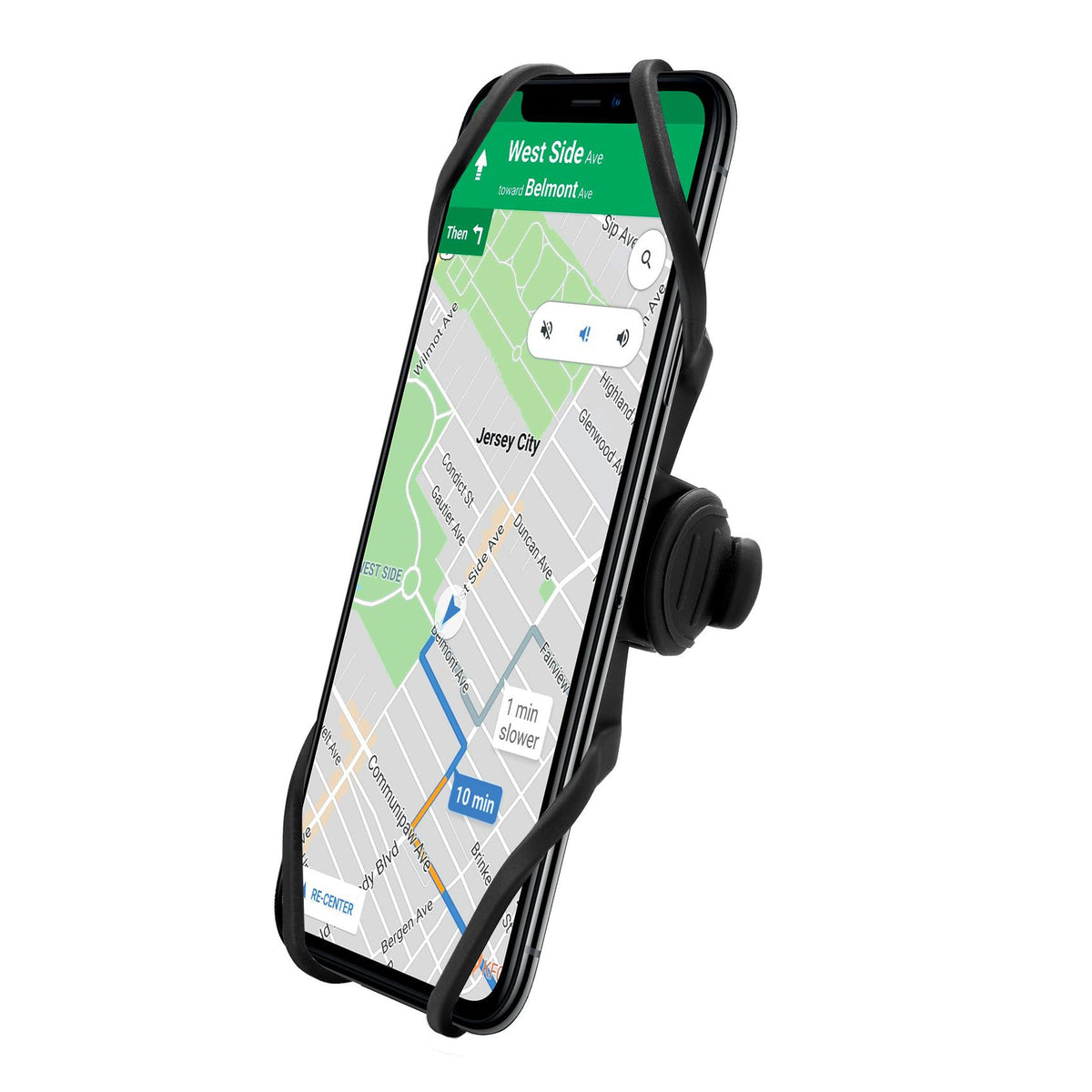 Celly telefoonhouder Swipe stuurpen zwart