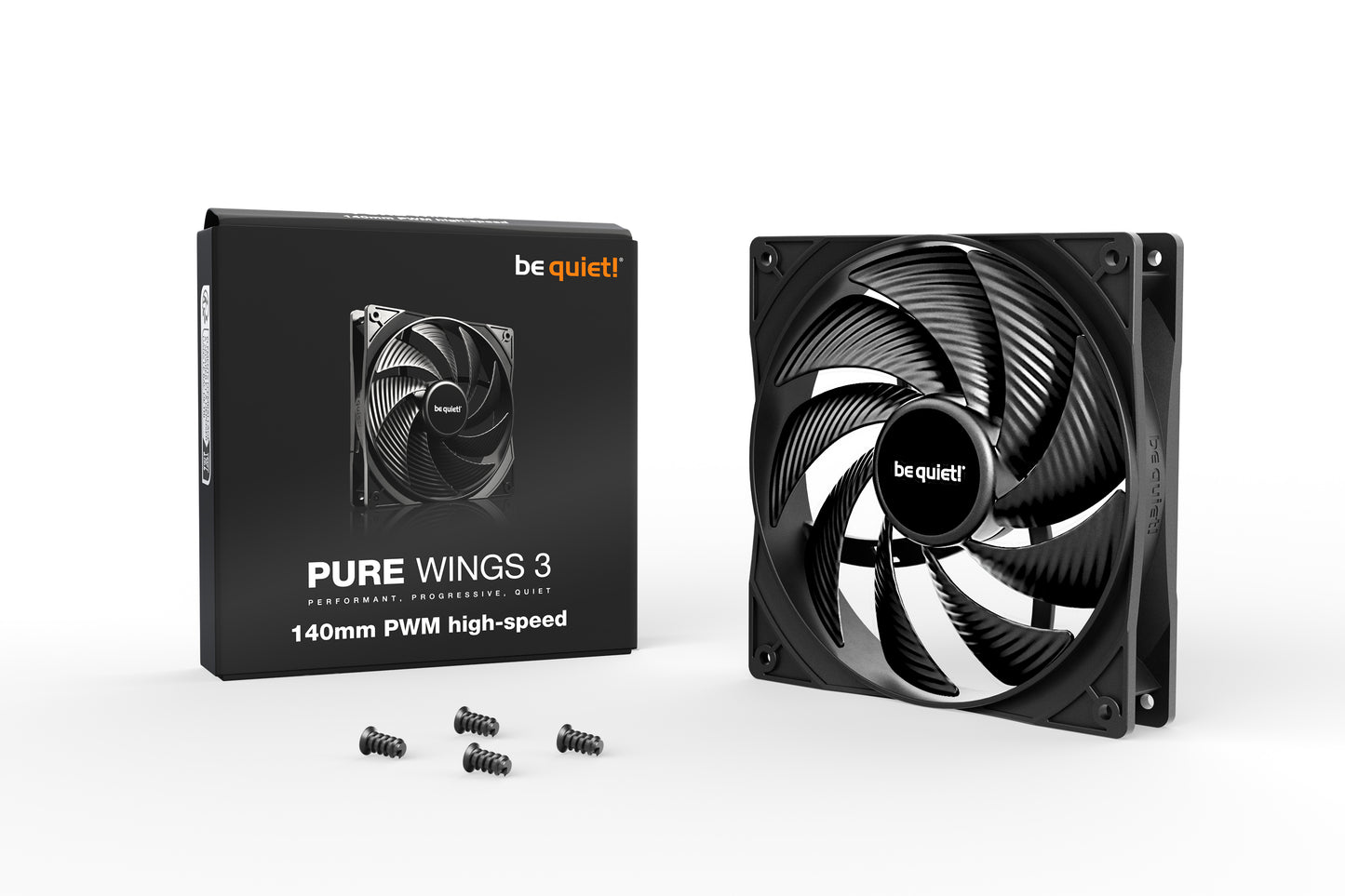 be quiet! Pure Wings 3 140mm PWM High Speed Case Fans
