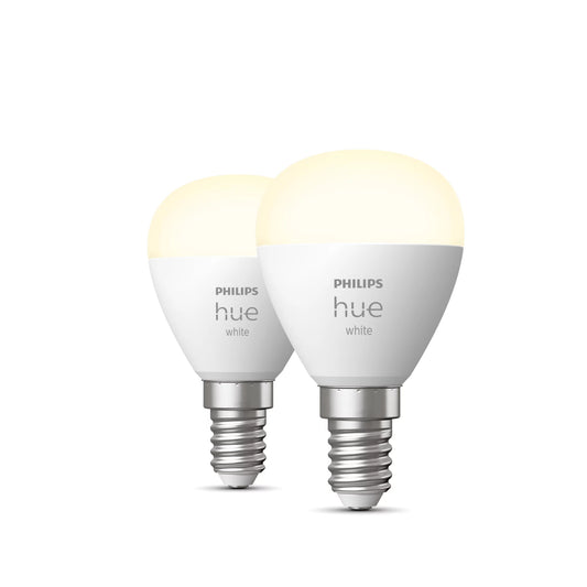 Philips Hue LED Lamp E14 2-Pack Set 5,7W 470lm White Luster