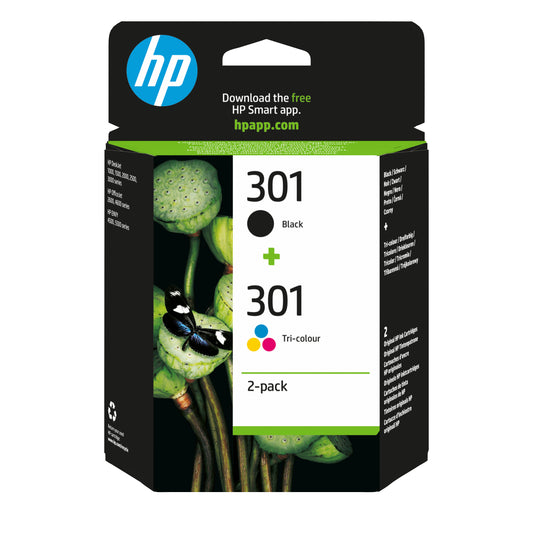 HP N9J72AE Combo 2-Pack BK/Color No. 301
