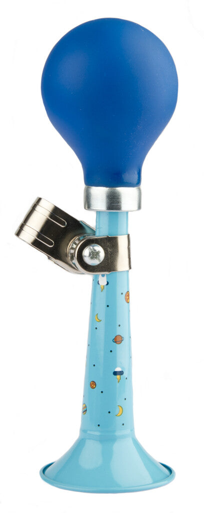 Fietstoeter recht PexKids Rocket - blauw met blauwe bol