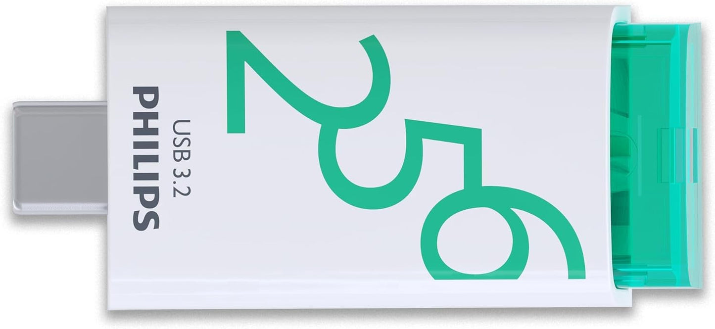 Philips USB 3.2            256GB Click Series Gen 1 USB-C