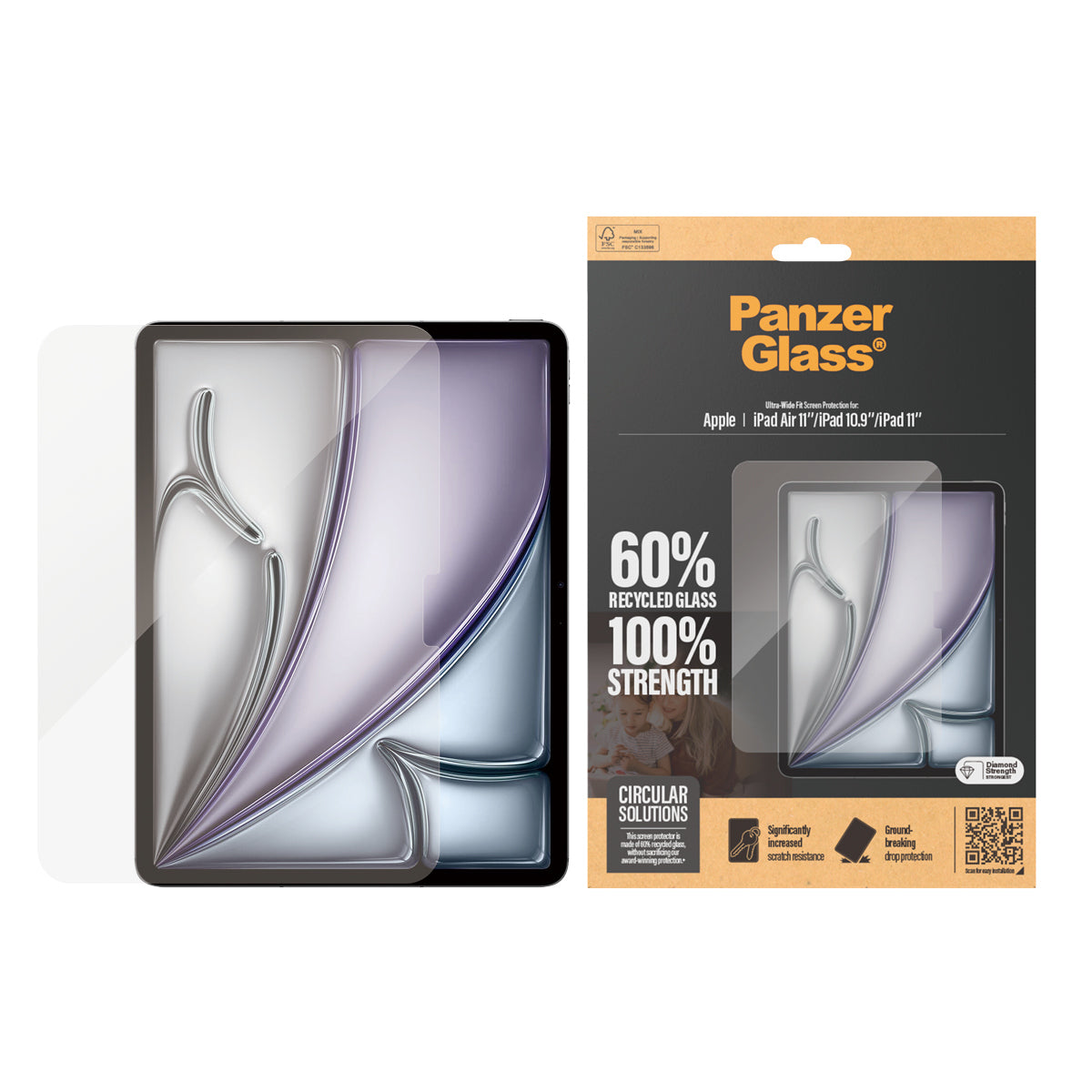 PanzerGlass Screen Protector iPad Air 11/10.9 / iPad 11