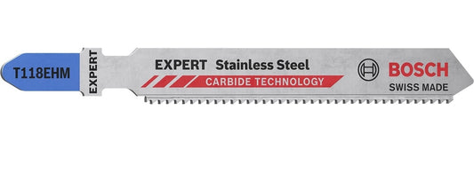 Bosch EXPERT jigsaw blades T118EHM 3Stk Stainless Steel