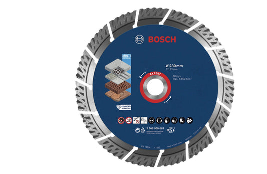 Bosch EXPERT Multi Material Diamant 230x22.23x2.4x15