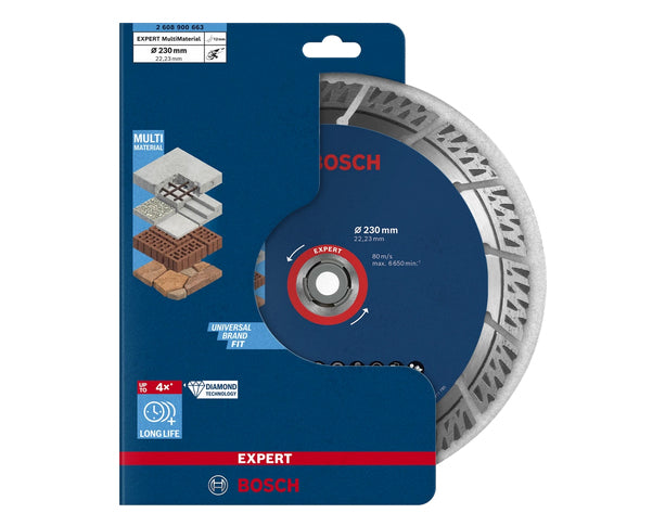 Bosch EXPERT Multi Material Diamant 230x22.23x2.4x15