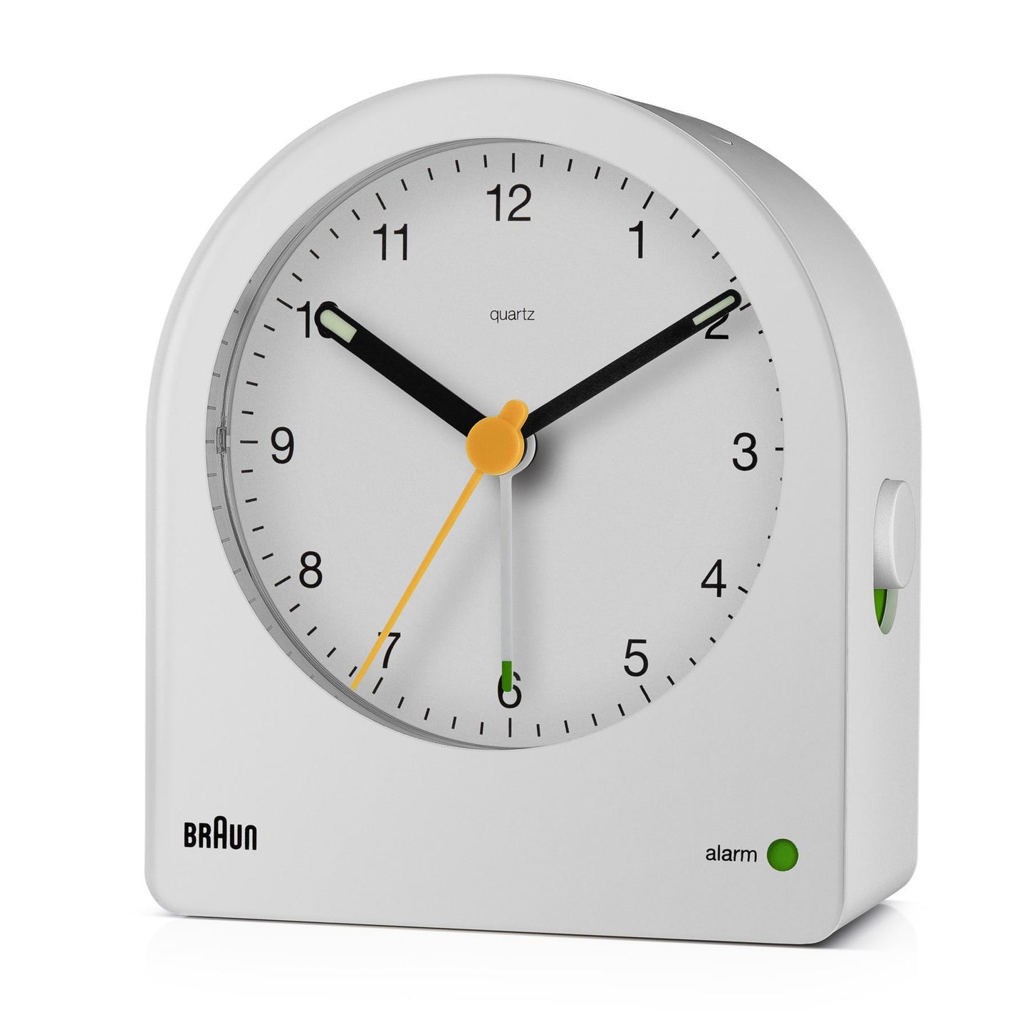 BRAUN BC22 W quartz alarm clock white