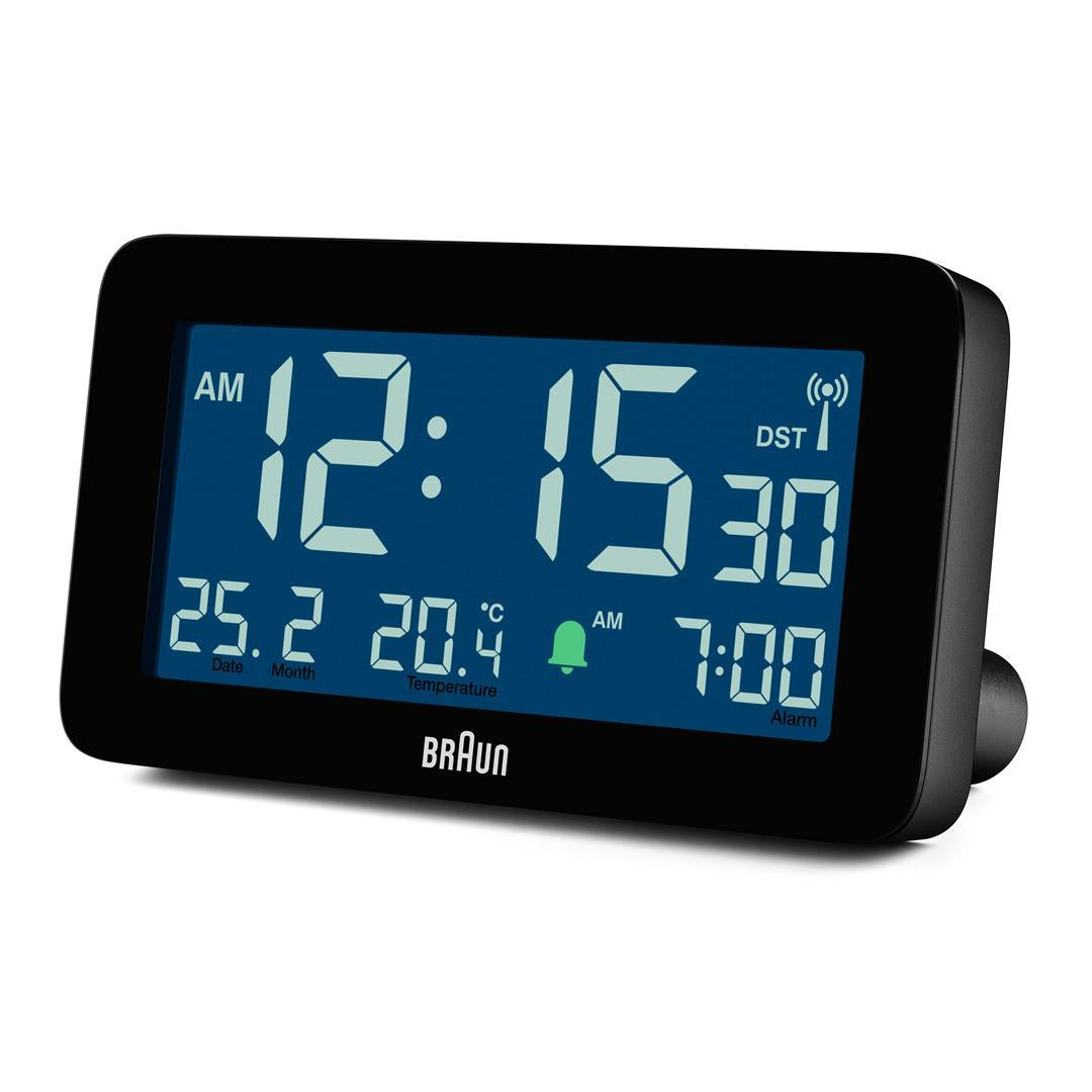 BRAUN BC10 DCF-B Radio alarm clock black