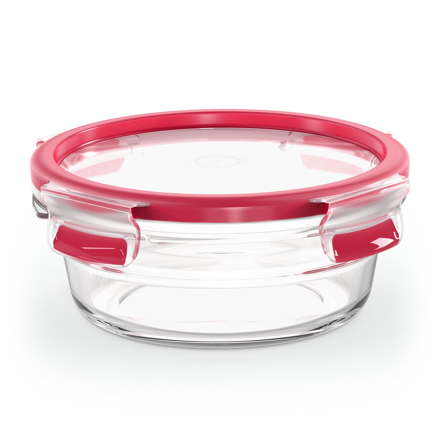 Emsa Clip&Close Glass Food Container 600 ml  red