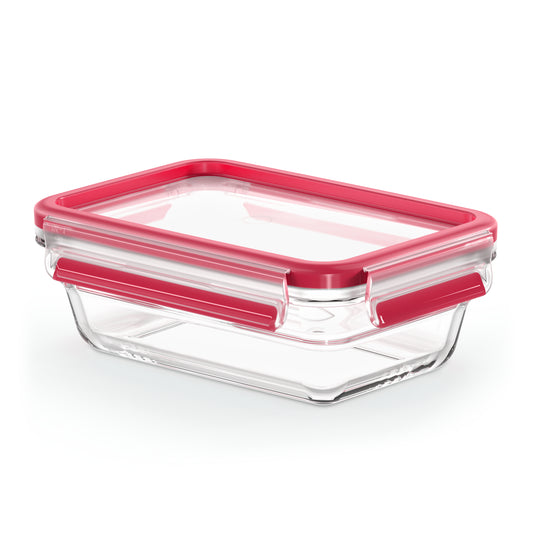 Emsa Clip&Close Glass Food Container Square 700 ml