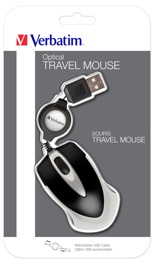 Verbatim Go Mini Optical Travel Mouse Black                49020