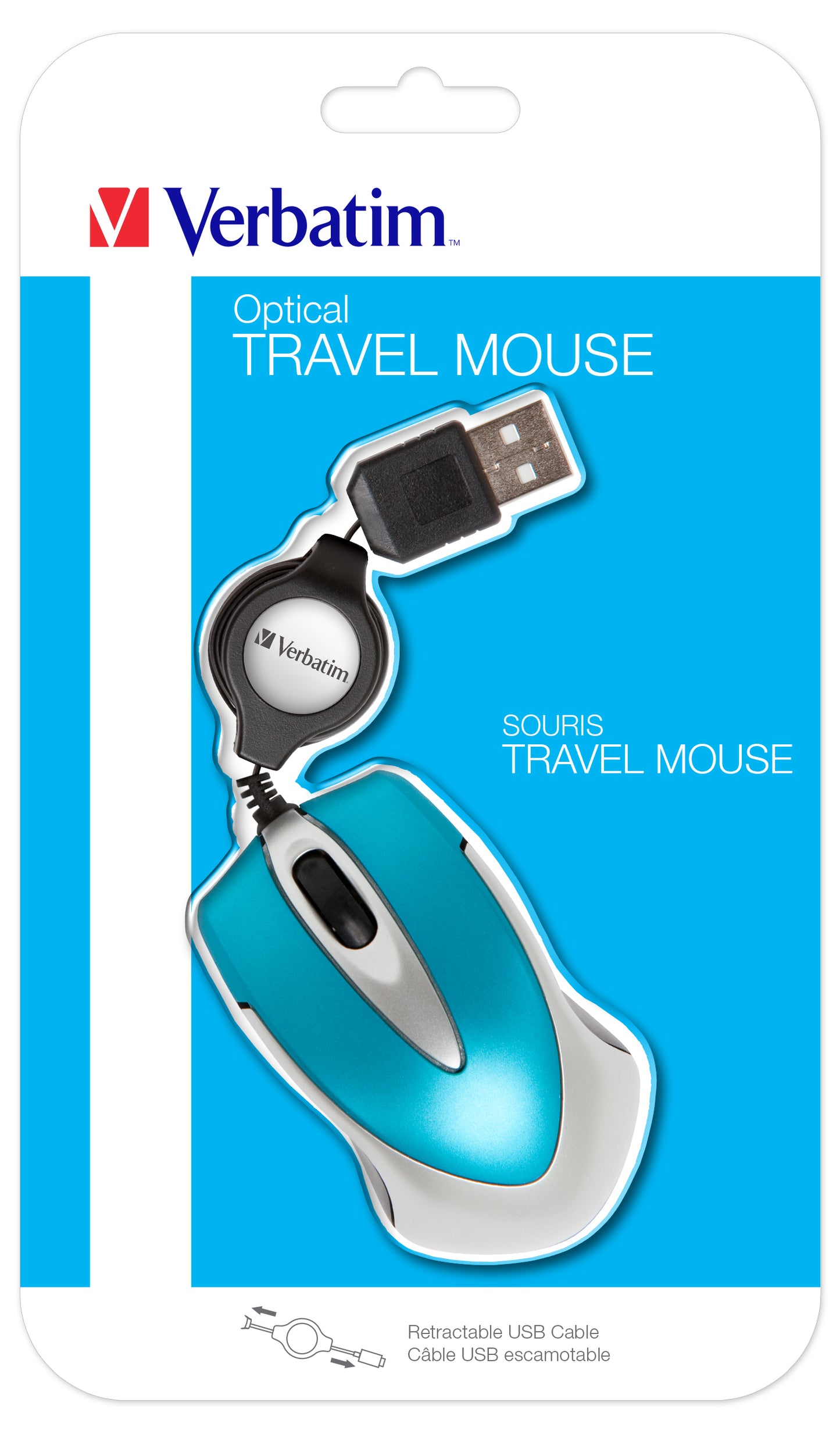 Verbatim Go Mini Optical Travel Mouse Caribbean     49022