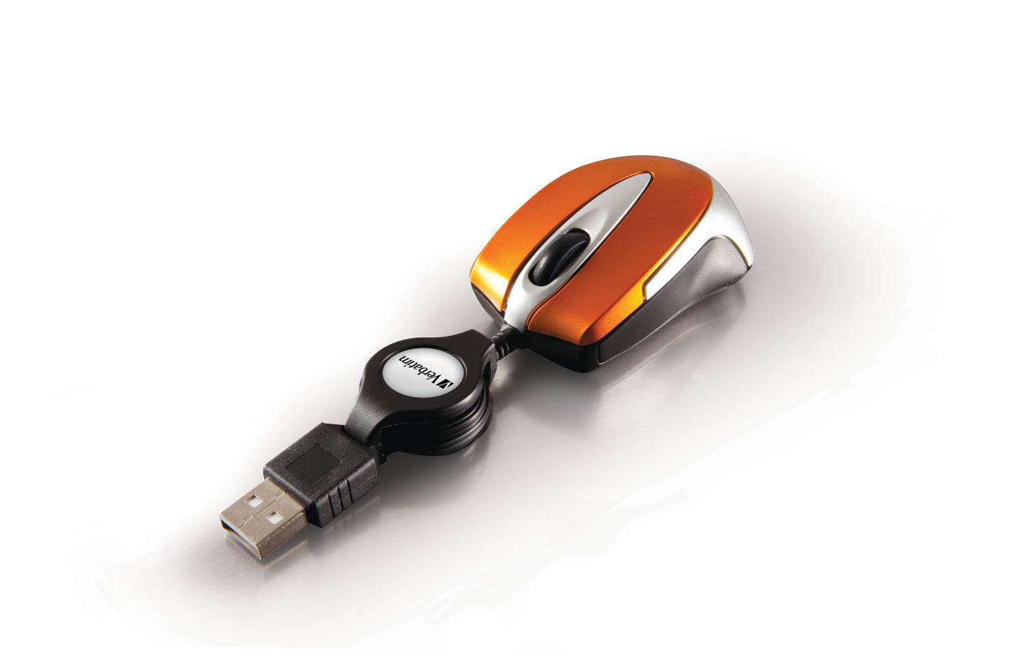 Verbatim Go Mini Optical Travel Mouse Volcanic Orange      49023