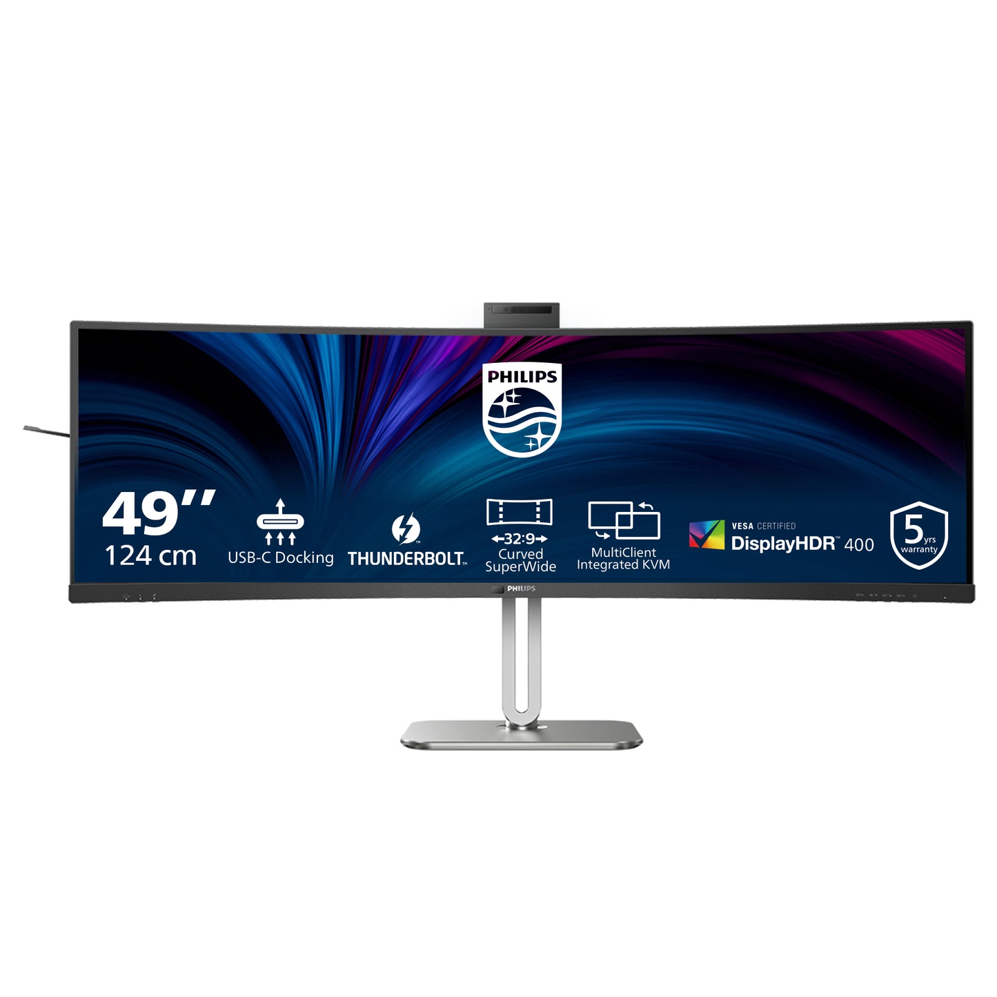 Philips 49B2U6903CH 49 Inch DQHD Curved Monitor