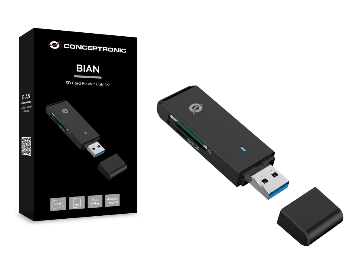 Conceptronic BIAN02B USB 3.0 Card Reader SD / microSD