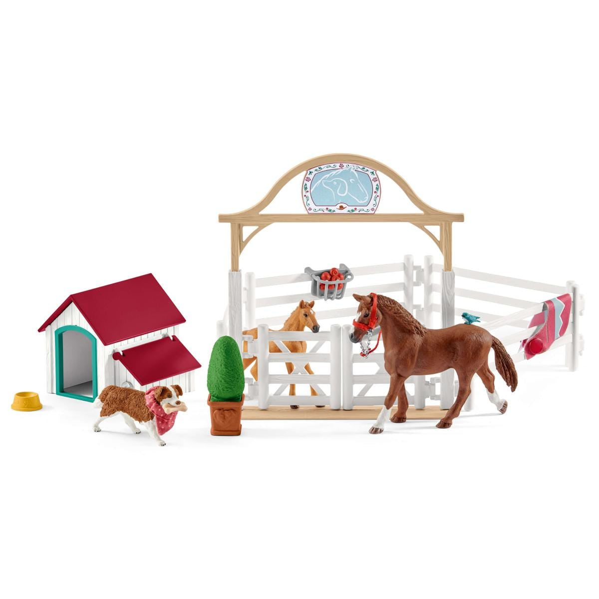 Schleich Horse Club        42458 Hannah's guest horses with Ruby