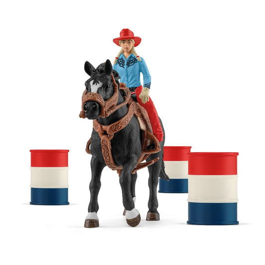 Schleich Farm World     42576 Cowgirl Barrel Racing Fun