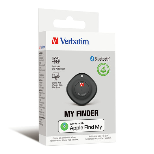 Verbatim My Finder Bluetooth Item Finder, black 32130