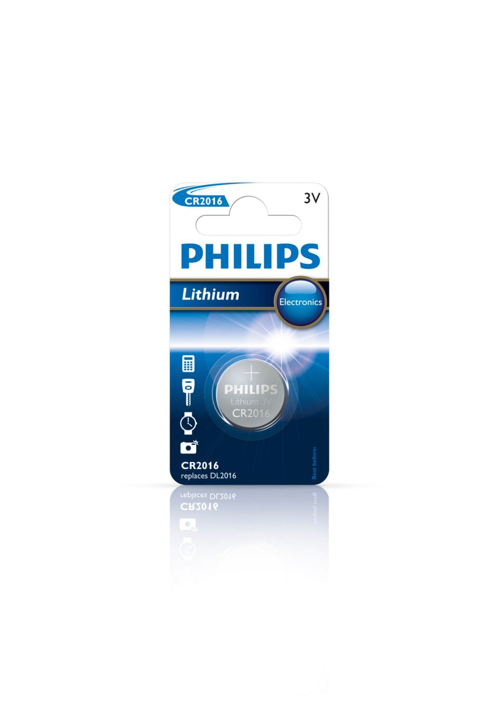 Philips Lithium 3.0V Knopfzelle CR2016
