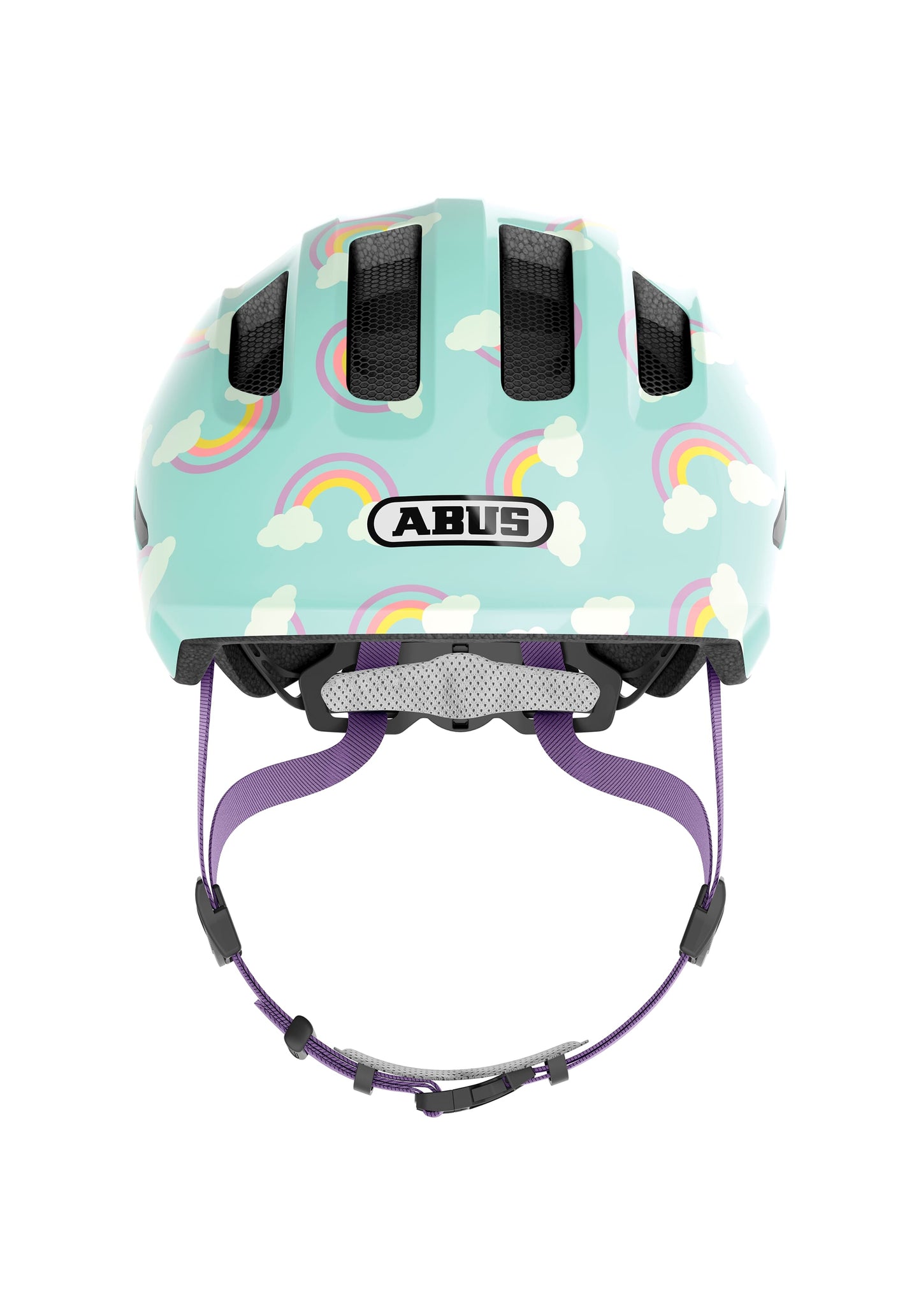 Abus helm Smiley 3.0 LED blue rainbow M 50-55cm